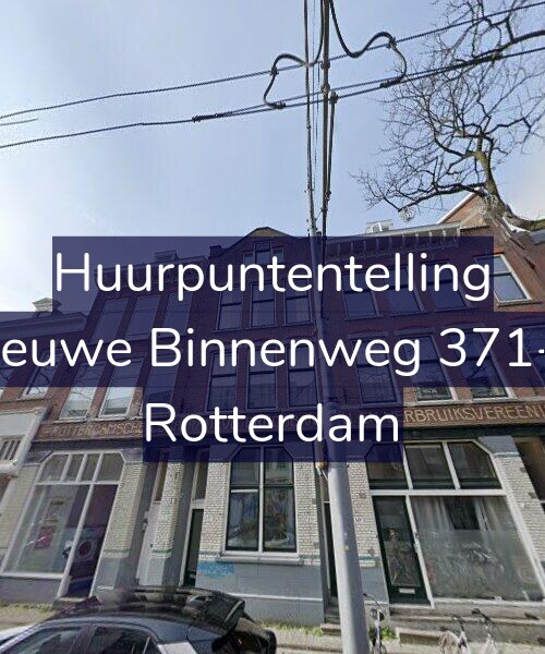 Foto gevel Huurpuntentelling voor Nieuwe Binnenweg 371-A, Rotterdam