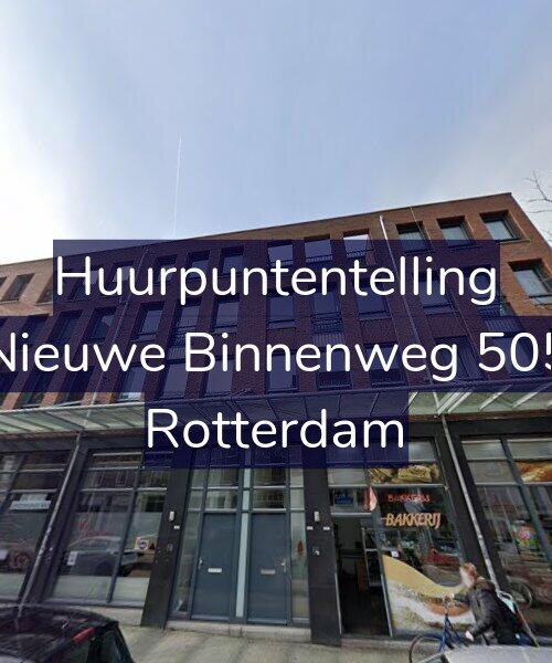 Foto gevel Huurpuntentelling voor Nieuwe Binnenweg 505, Rotterdam