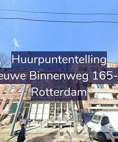 Foto gevel Huurpuntentelling voor Nieuwe Binnenweg 165-01, Rotterdam