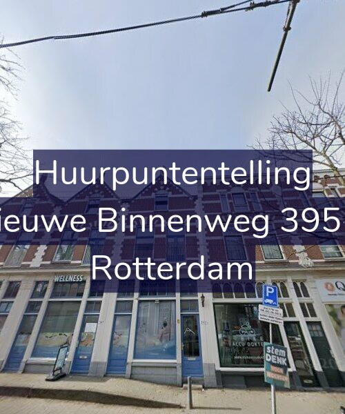 Foto gevel Huurpuntentelling voor Nieuwe Binnenweg 395-F, Rotterdam