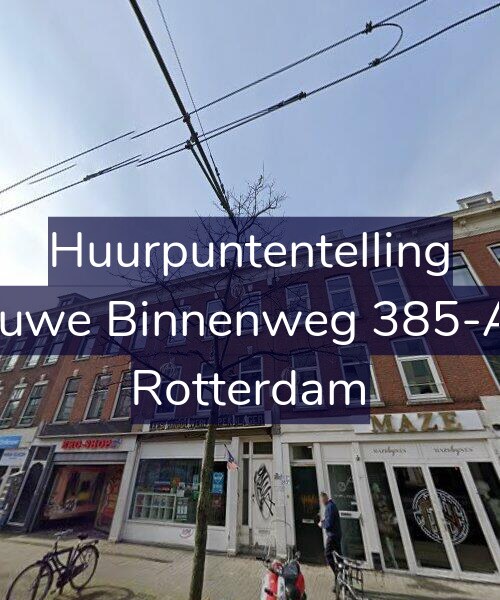 Foto gevel Huurpuntentelling voor Nieuwe Binnenweg 385-A01, Rotterdam
