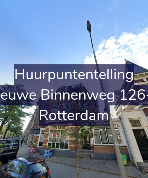Foto gevel Huurpuntentelling voor Nieuwe Binnenweg 126-C, Rotterdam