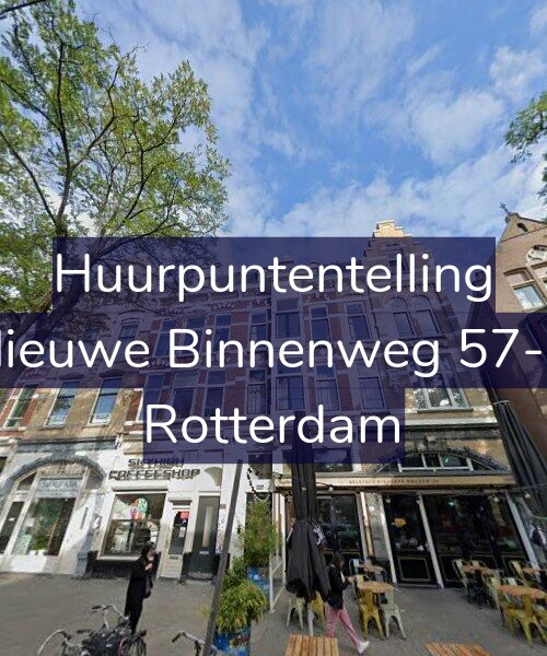 Foto gevel Huurpuntentelling voor Nieuwe Binnenweg 57-B, Rotterdam