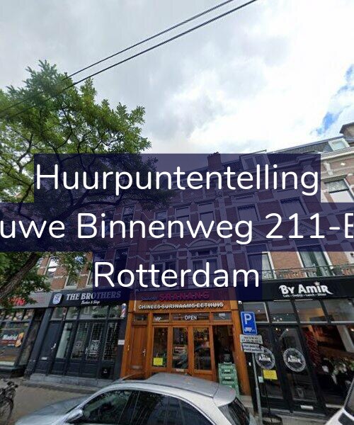 Foto gevel Huurpuntentelling voor Nieuwe Binnenweg 211-B01, Rotterdam