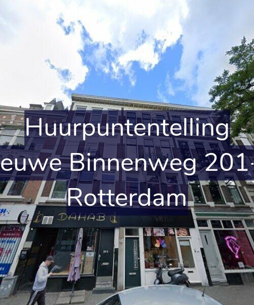 Foto gevel Huurpuntentelling voor Nieuwe Binnenweg 201-A, Rotterdam