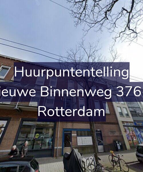 Foto gevel Huurpuntentelling voor Nieuwe Binnenweg 376-F, Rotterdam
