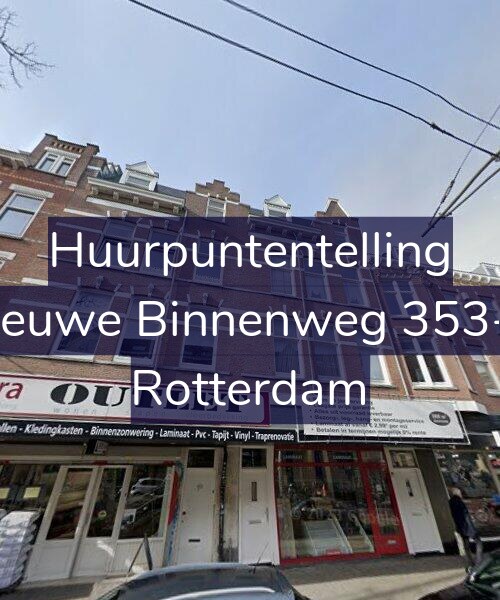 Foto gevel Huurpuntentelling voor Nieuwe Binnenweg 353-A, Rotterdam
