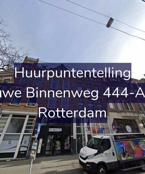 Foto gevel Huurpuntentelling voor Nieuwe Binnenweg 444-A02V, Rotterdam