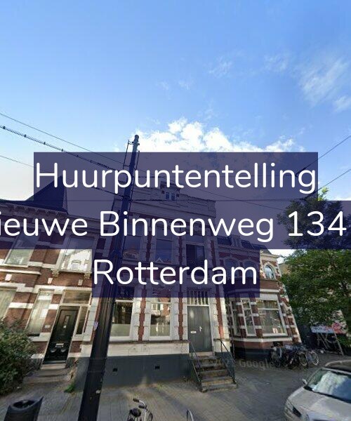 Foto gevel Huurpuntentelling voor Nieuwe Binnenweg 134-F, Rotterdam