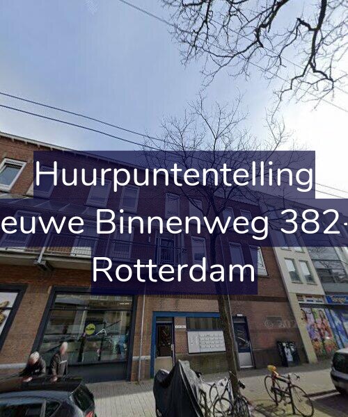 Foto gevel Huurpuntentelling voor Nieuwe Binnenweg 382-D, Rotterdam