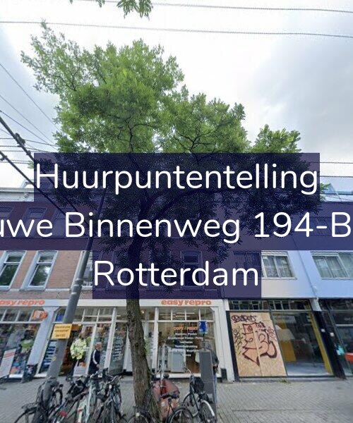 Foto gevel Huurpuntentelling voor Nieuwe Binnenweg 194-B02R, Rotterdam