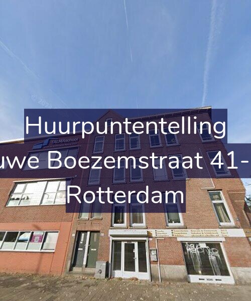 Foto gevel Huurpuntentelling voor Nieuwe Boezemstraat 41-B01, Rotterdam