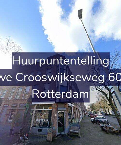 Foto gevel Huurpuntentelling voor Nieuwe Crooswijkseweg 60-B01, Rotterdam