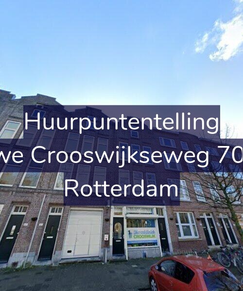 Foto gevel Huurpuntentelling voor Nieuwe Crooswijkseweg 70-A01, Rotterdam