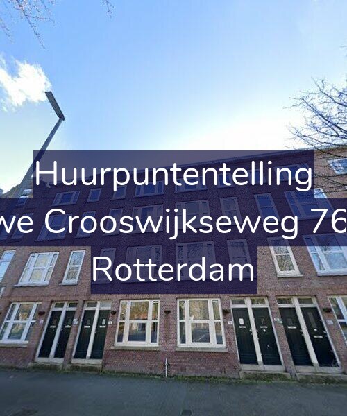 Foto gevel Huurpuntentelling voor Nieuwe Crooswijkseweg 76-A02, Rotterdam