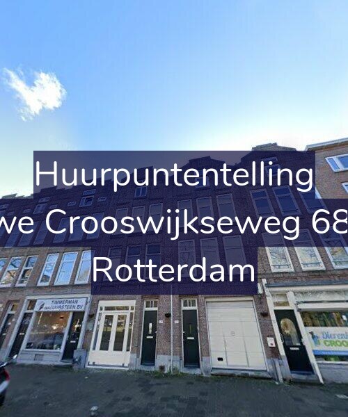 Foto gevel Huurpuntentelling voor Nieuwe Crooswijkseweg 68-B01, Rotterdam
