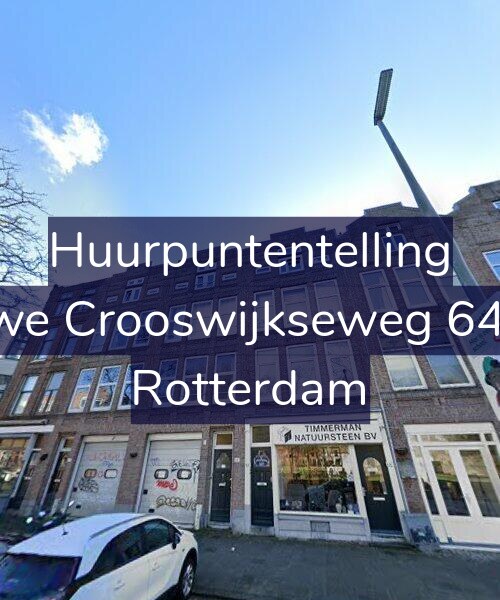 Foto gevel Huurpuntentelling voor Nieuwe Crooswijkseweg 64-B02, Rotterdam