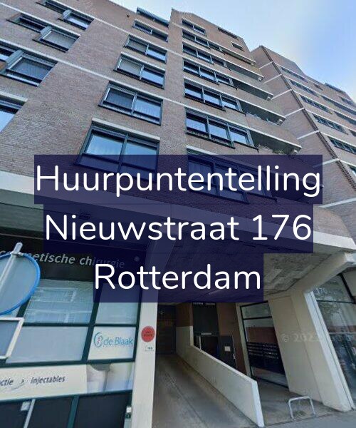 Foto gevel Huurpuntentelling voor Nieuwstraat 176, Rotterdam