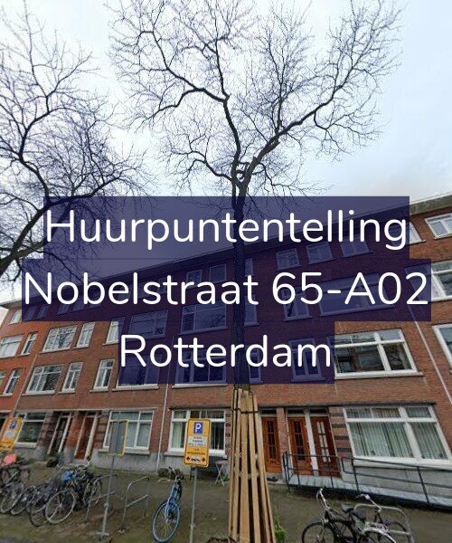 Foto gevel Huurpuntentelling voor Nobelstraat 65-A02, Rotterdam