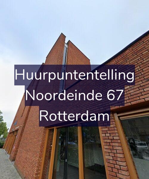 Foto gevel Huurpuntentelling voor Noordeinde 67, Rotterdam