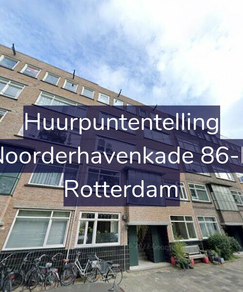Foto gevel Huurpuntentelling voor Noorderhavenkade 86-B, Rotterdam