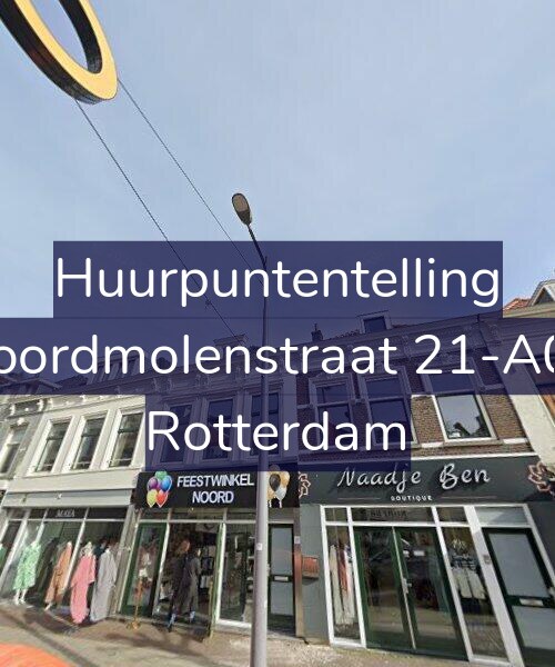 Foto gevel Huurpuntentelling voor Noordmolenstraat 21-A01, Rotterdam