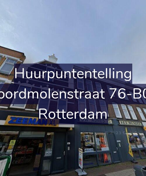 Foto gevel Huurpuntentelling voor Noordmolenstraat 76-B02, Rotterdam