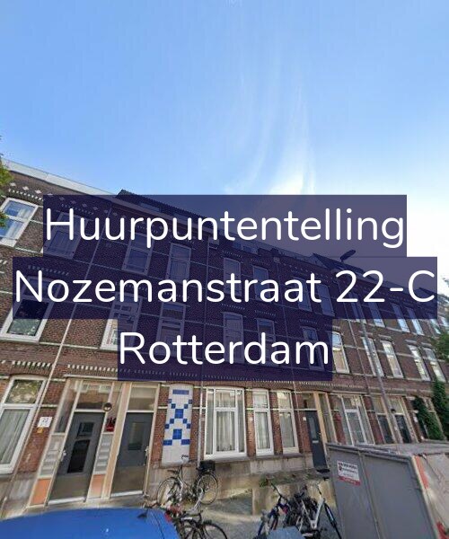 Foto gevel Huurpuntentelling voor Nozemanstraat 22-C, Rotterdam