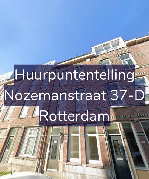 Foto gevel Huurpuntentelling voor Nozemanstraat 37-D, Rotterdam