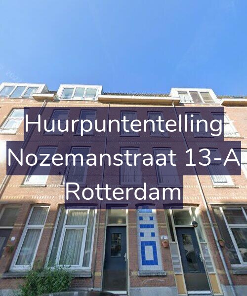 Foto gevel Huurpuntentelling voor Nozemanstraat 13-A, Rotterdam