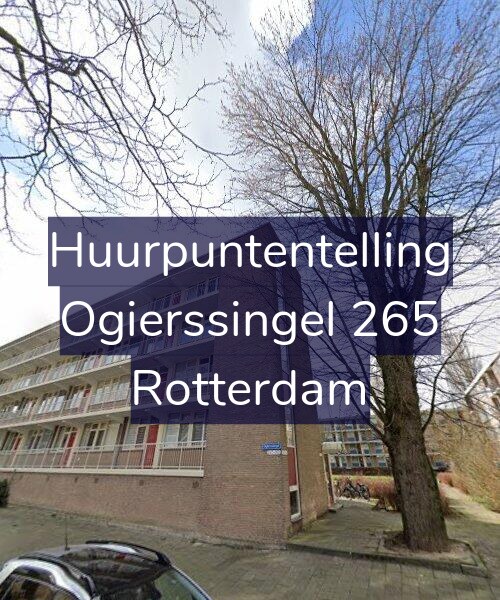Foto gevel Huurpuntentelling voor Ogierssingel 265, Rotterdam