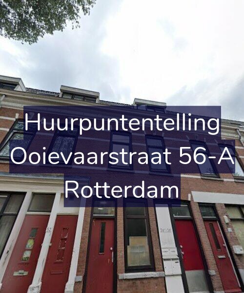 Foto gevel Huurpuntentelling voor Ooievaarstraat 56-A, Rotterdam