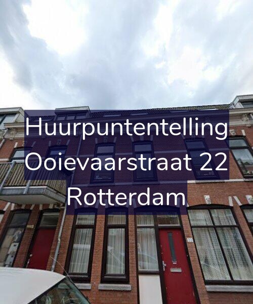 Foto gevel Huurpuntentelling voor Ooievaarstraat 22, Rotterdam
