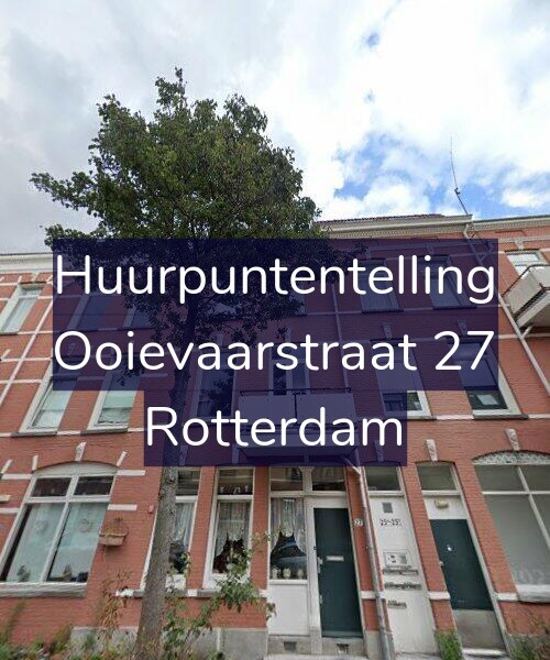 Foto gevel Huurpuntentelling voor Ooievaarstraat 27, Rotterdam