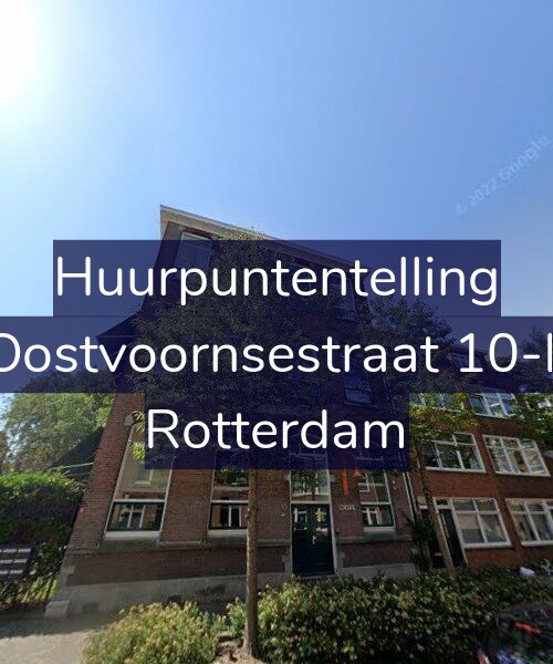 Foto gevel Huurpuntentelling voor Oostvoornsestraat 10-L, Rotterdam