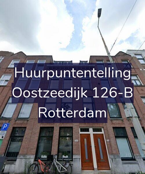 Foto gevel Huurpuntentelling voor Oostzeedijk 126-B, Rotterdam