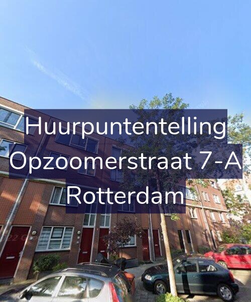 Foto gevel Huurpuntentelling voor Opzoomerstraat 7-A, Rotterdam