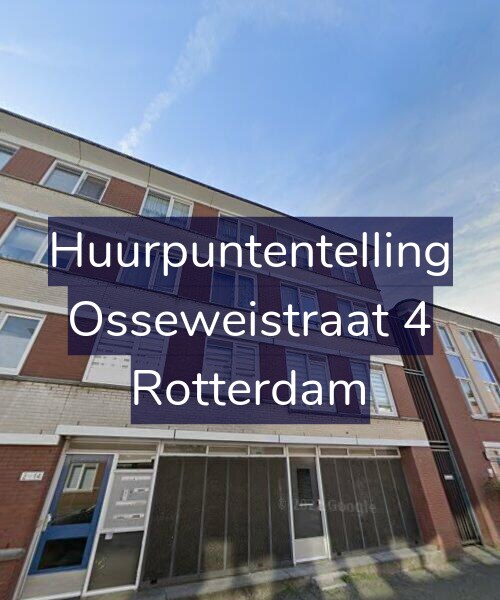 Foto gevel Huurpuntentelling voor Osseweistraat 4, Rotterdam