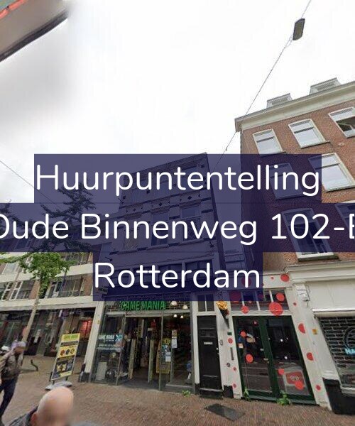 Foto gevel Huurpuntentelling voor Oude Binnenweg 102-B, Rotterdam