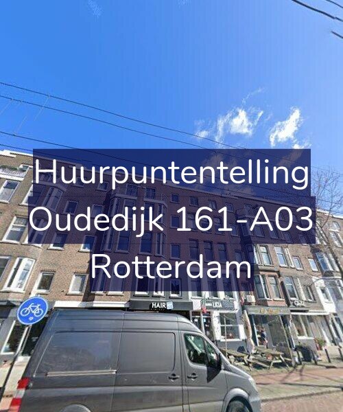 Foto gevel Huurpuntentelling voor Oudedijk 161-A03, Rotterdam