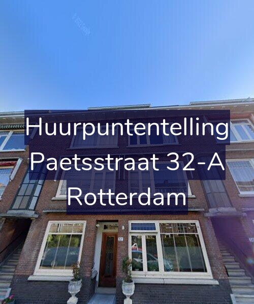 Foto gevel Huurpuntentelling voor Paetsstraat 32-A, Rotterdam