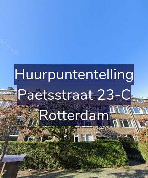 Foto gevel Huurpuntentelling voor Paetsstraat 23-C, Rotterdam