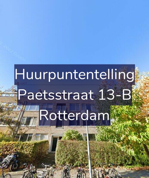 Foto gevel Huurpuntentelling voor Paetsstraat 13-B, Rotterdam