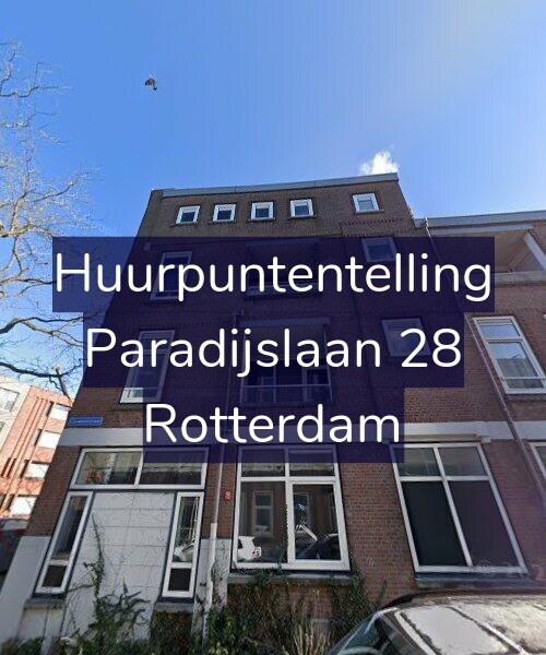 Foto gevel Huurpuntentelling voor Paradijslaan 28, Rotterdam