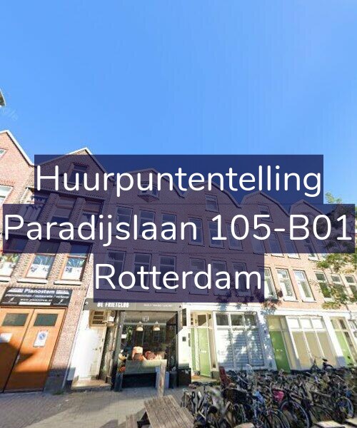Foto gevel Huurpuntentelling voor Paradijslaan 105-B01, Rotterdam