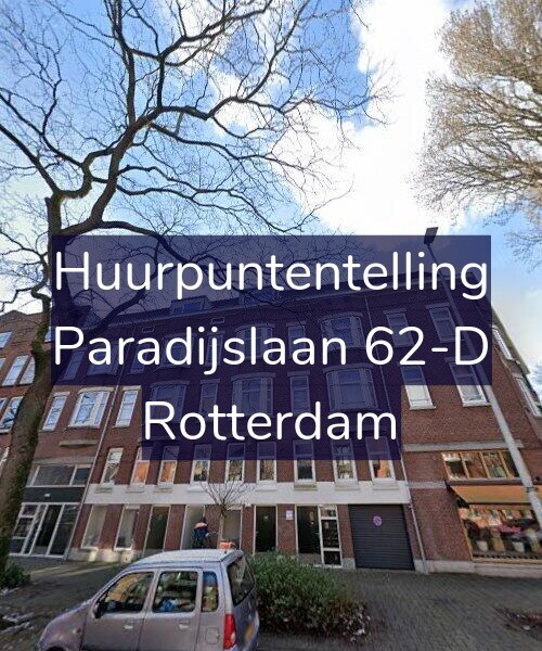Foto gevel Huurpuntentelling voor Paradijslaan 62-D, Rotterdam