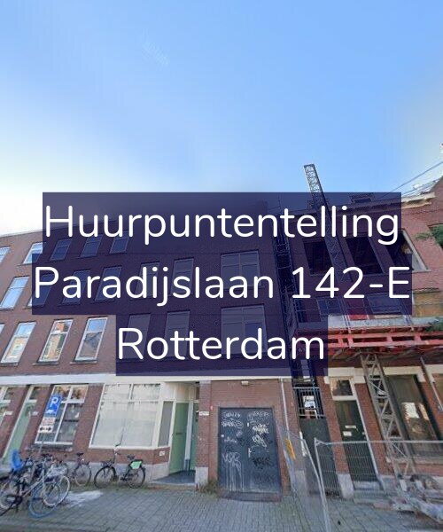 Foto gevel Huurpuntentelling voor Paradijslaan 142-E, Rotterdam