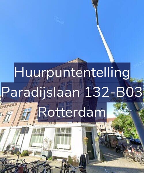 Foto gevel Huurpuntentelling voor Paradijslaan 132-B03, Rotterdam