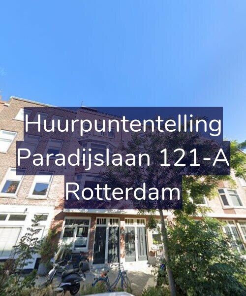 Foto gevel Huurpuntentelling voor Paradijslaan 121-A, Rotterdam