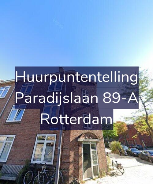 Foto gevel Huurpuntentelling voor Paradijslaan 89-A, Rotterdam